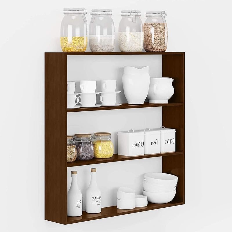 Mark Wood Wooden Wall Mount Kitchen Rack And Home Decor - Image 4