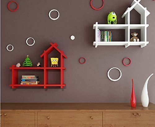 Mark Wood Wall Mount Hut Wall Hanging Rack Book Shelves - Image 3